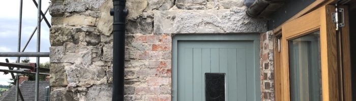 Image of masonry repair.